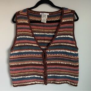 Vintage IVY Hand Knit Sweater Vest